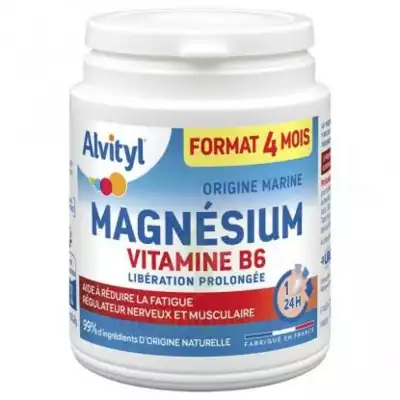 Alvityl Magnésium Vitamine B6 Libération Prolongée Comprimés Lp Pot/120 à La Teste-de-Buch