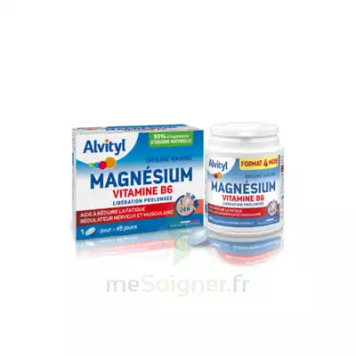 Alvityl Magnésium Vitamine B6 Libération Prolongée Comprimés Lp B/45 à La Teste-de-Buch